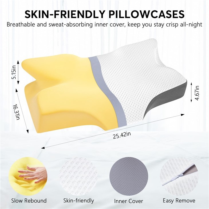 Orthopedic Cervical Neck Pillow For Pain Relief suppliers